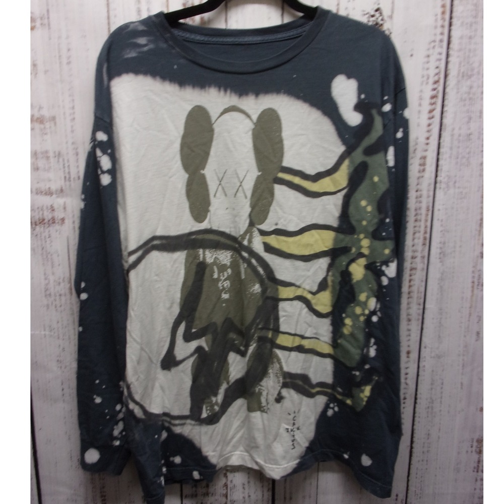 Cactus Jack X Travis Scott X KAWS X Fragment Long Sleeve Shirt Size Large